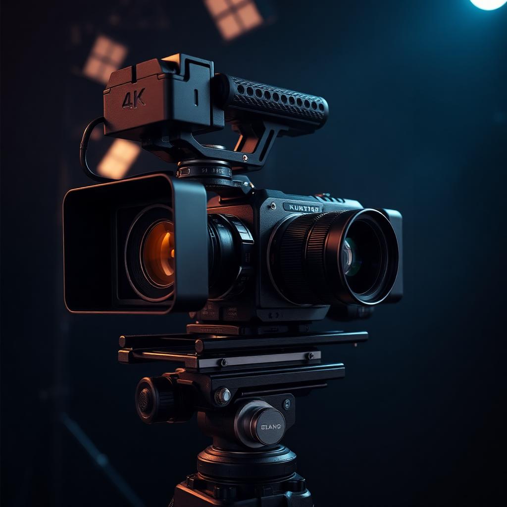 Professional 4K cinema video camera